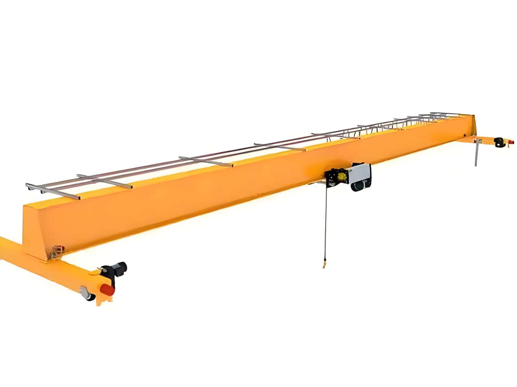 Single beam bridge crane display